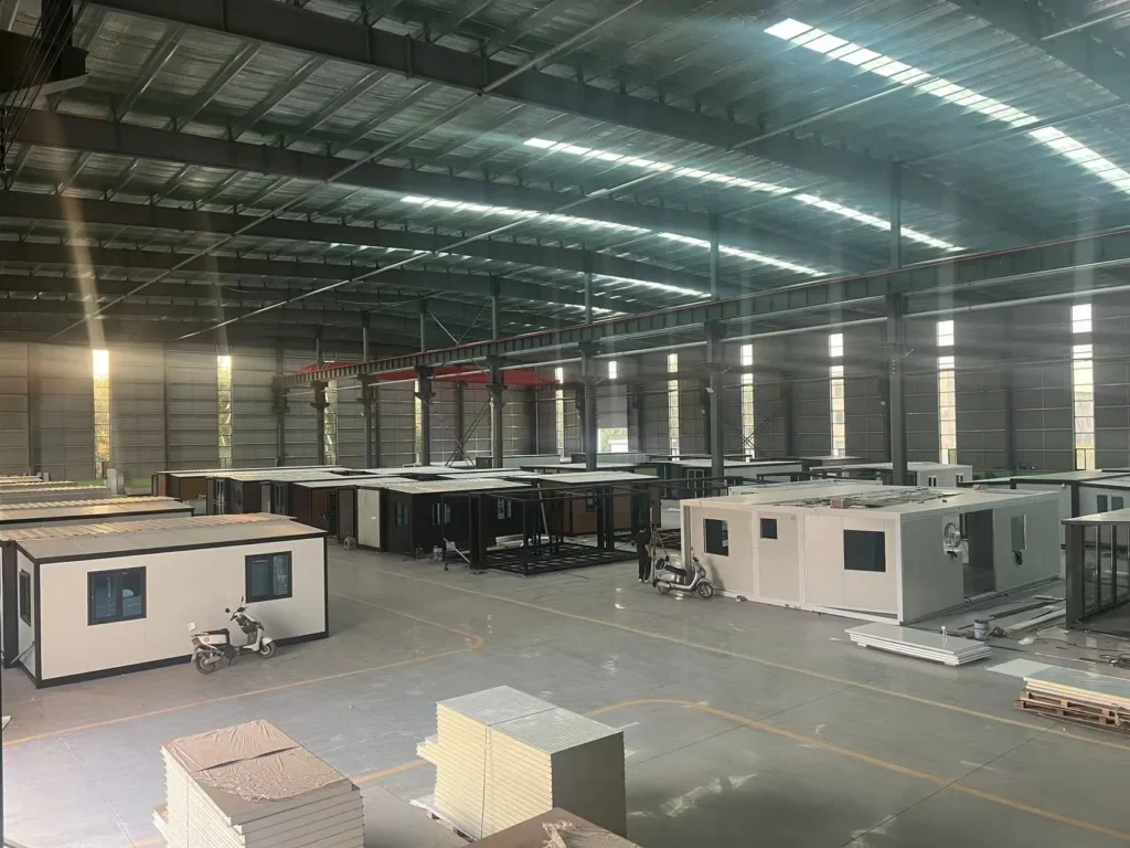 container home financing - factory assembly line progress payment milestone