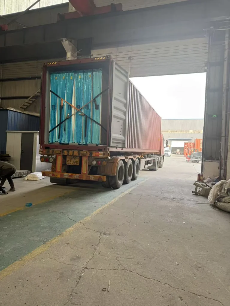 financing for container homes - finished units loaded for export delivery