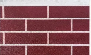 D 024 Red Brick With Gray Joints