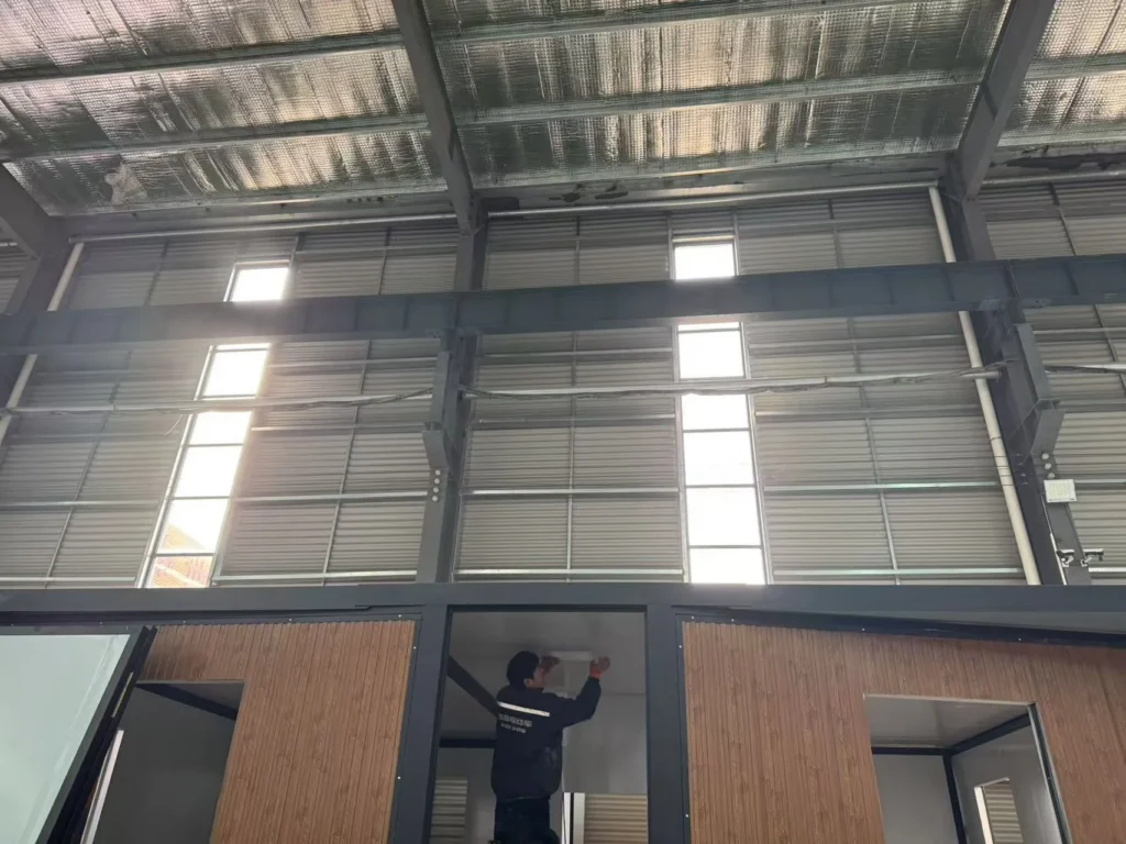 cyclone resistant house - steel framed modular exterior detail