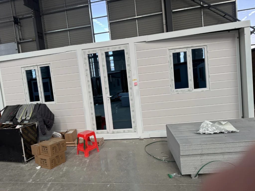 cyclone proof homes - flat pack steel framed unit exterior