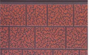 S 004 Light Brown Sand Orange Red Three Brick