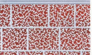 S 008 Angel White Orange Red Three Brick