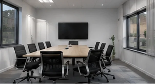 shipping container offices - meeting room conversion