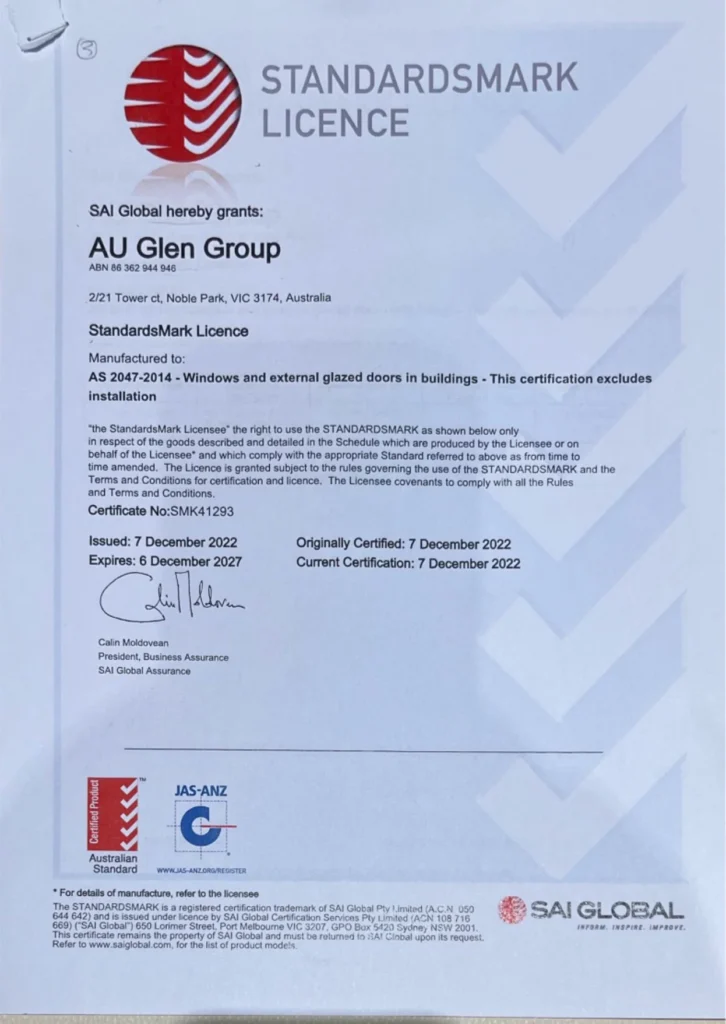 Standardsmark Plumbing Drainage Au Glen Group