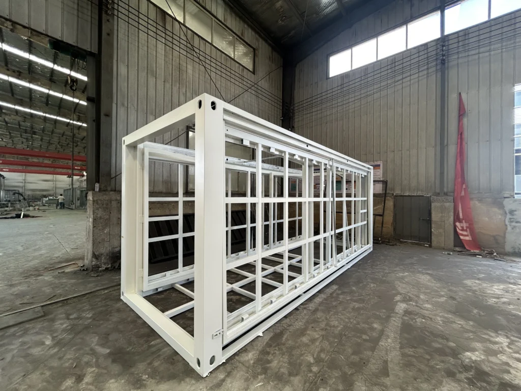 shipping container home foundation - steel frame corner post load path