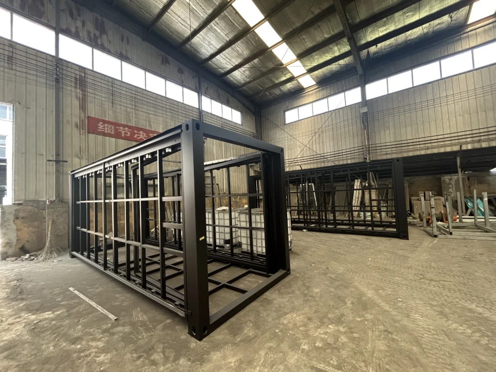 container home foundation options - structural steel frame fabrication