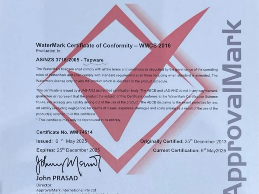 Watermark Tapware Asnzs3718